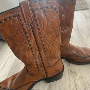 Vintage handmade cowboy boots from Mexico